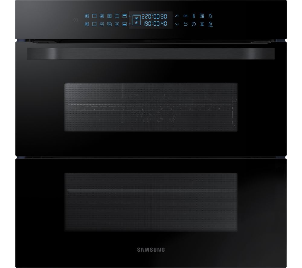SAMSUNG Dual Cook Flex NV75R7676RB/EU Electric Oven - Black, Black