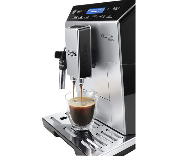 DELONGHI Eletta Plus ECAM44.620S Bean to Cup Coffee Machine - Silver & Black, Silver