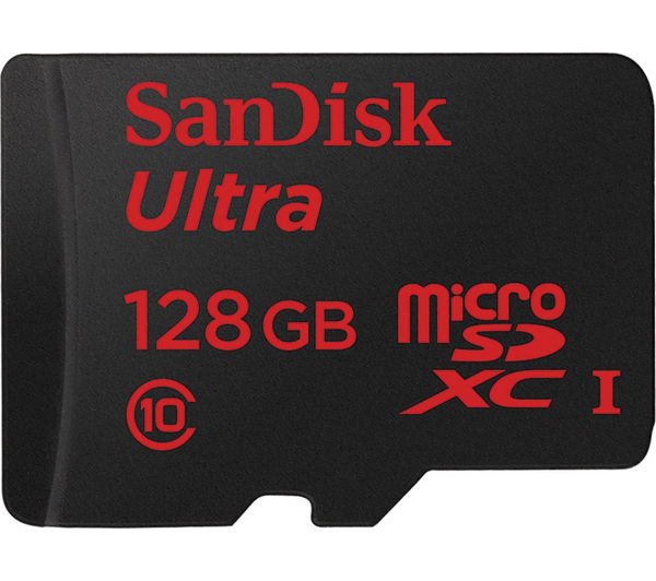 SANDISK Ultra Class 10 microSDHC Memory Card - 128 GB