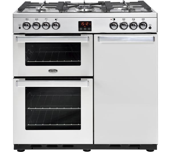 BELLING Gourmet 90G Professional Gas Range Cooker - Stainless Steel, Stainless Steel