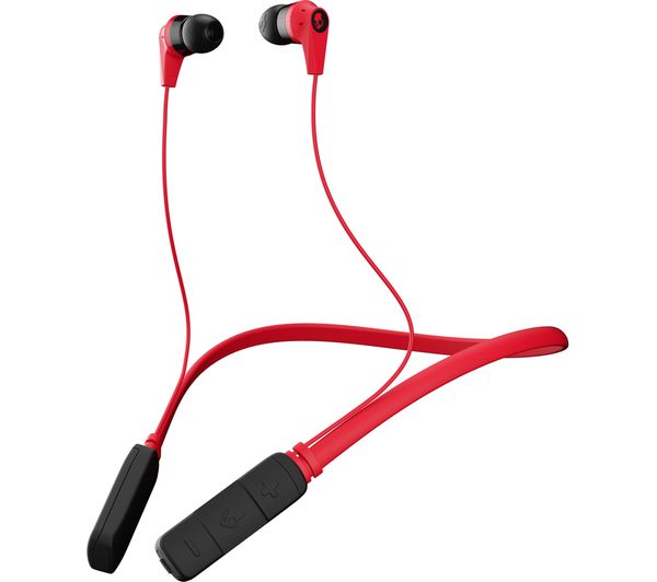 SKULLCANDY Ink'd Wireless Bluetooth Headphones - Red & Black, Red