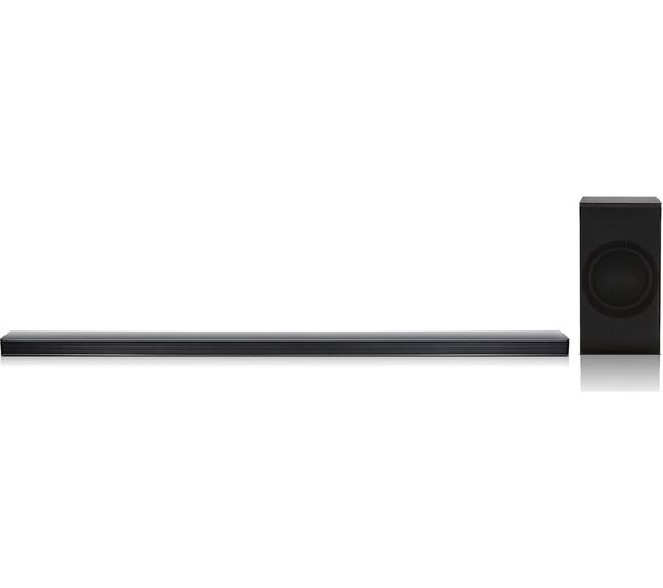 LG SJ8 4.1 Wireless Sound Bar, Silver