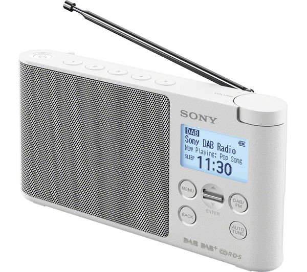 SONY XDR-S41D Portable DAB Radio - White, White