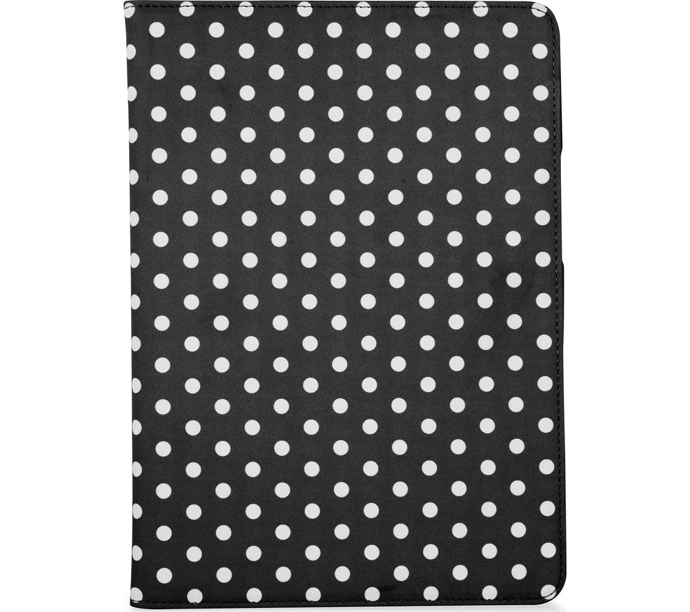 GOJI 9.7" iPad Folio Case - Black & White, Black