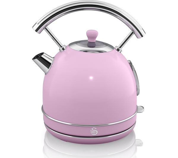 SWAN Retro SK34021PN Traditional Kettle - Pink, Pink