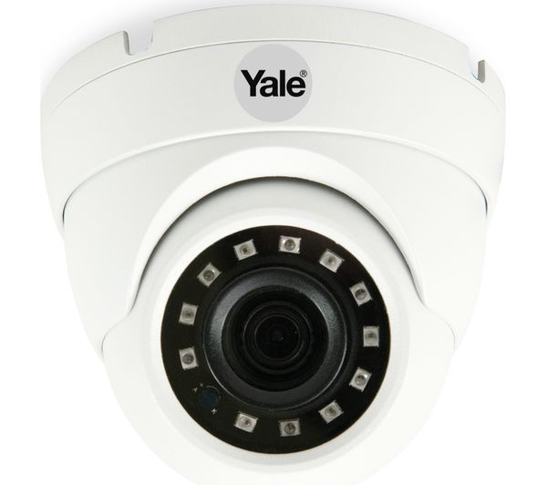 YALE SV-ADFX-W Smart Home CCTV Dome Full HD 1080p Outdoor Camera