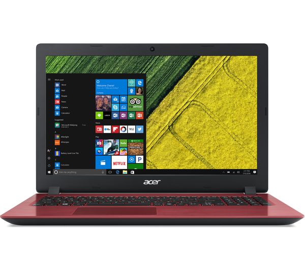 ACER Aspire 3 15.6" Intel® Core i3 Laptop - 1 TB HDD, Red, Red