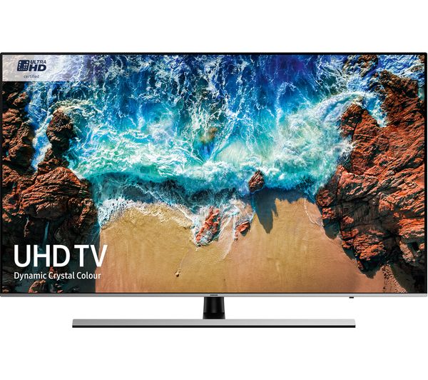 55"  SAMSUNG UE55NU8000 Smart 4K Ultra HD HDR LED TV, Green