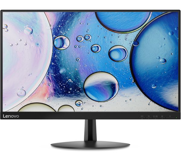 LENOVO L24e-20 Full HD 23.8" LED Monitor - Black, Black