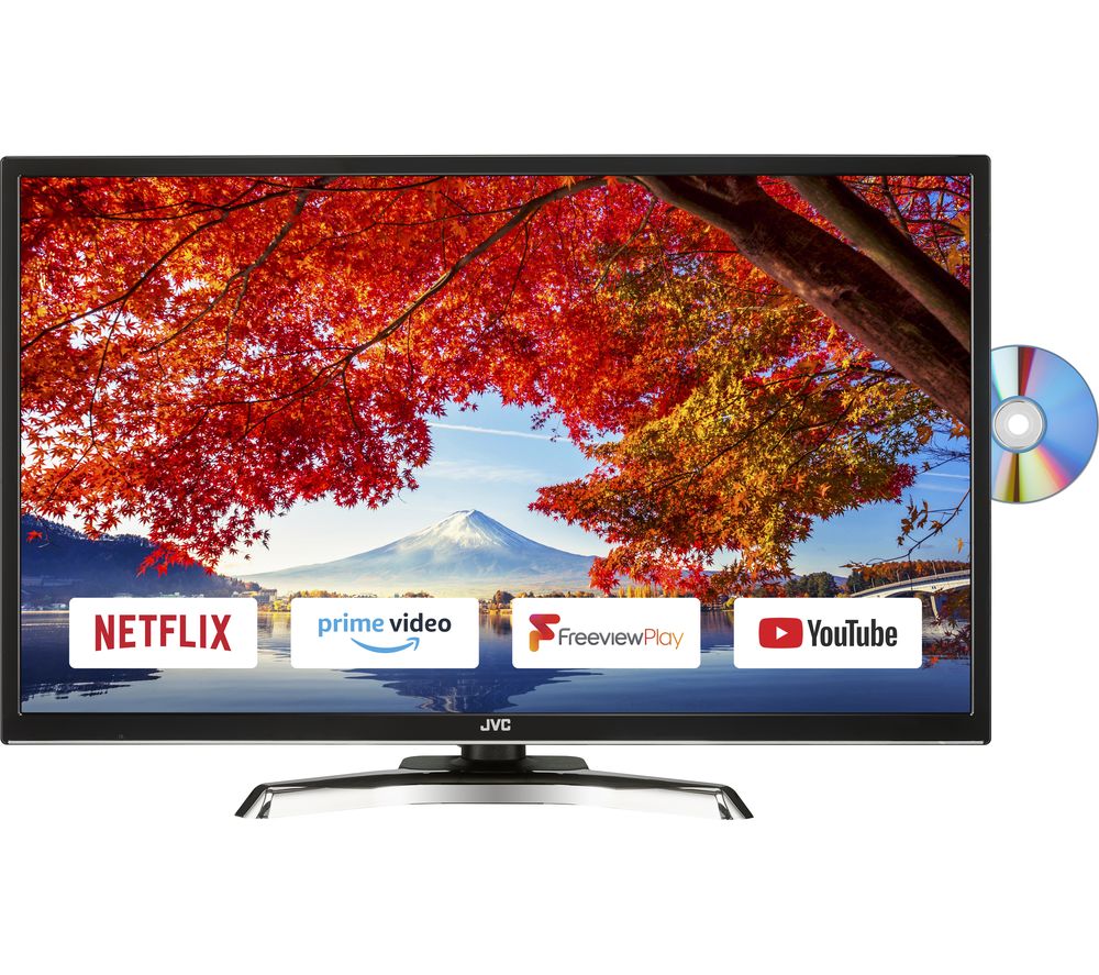 32"  JVC LT-32C795  Smart LED TV with Built-in DVD Player