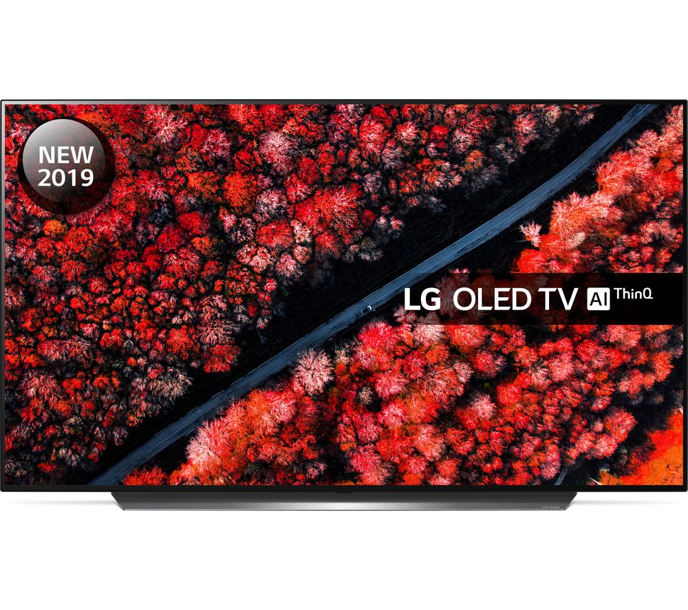 55"  LG OLED55C9PLA  Smart 4K Ultra HD HDR OLED TV with Google Assistant, Black