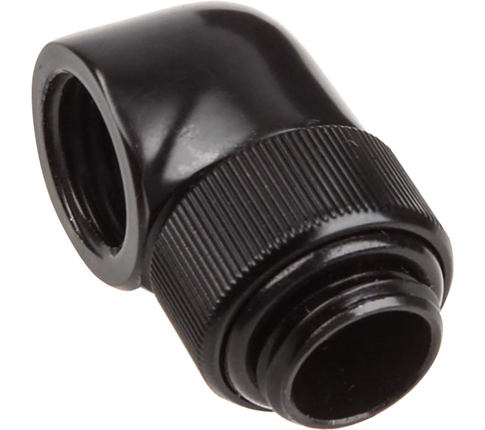 EK COOLING EK-AF Angled 90 Degrees Fitting Adapter - Black, Black