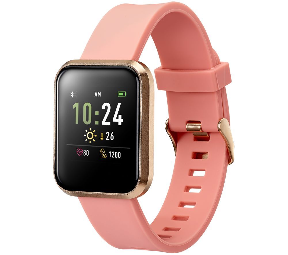 GOJI GSMTWRG20 Smart Watch - Rose Gold, Medium, Pink,Gold