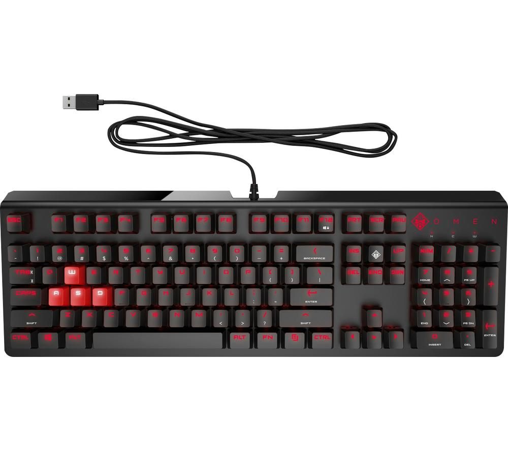 HP OMEN Encoder Mechanical Gaming Keyboard, Red