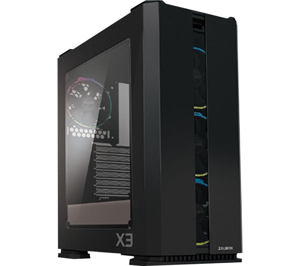 ZALMAN X3 ATX Mid-Tower PC Case - Black, Black