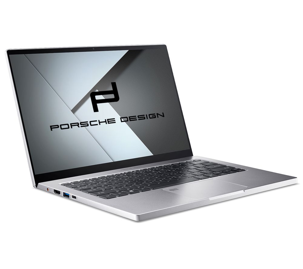 ACER Porsche Design 14" Laptop & Accessories Bundle - Intel®Core i7, 1 TB SSD, Silver, Silver