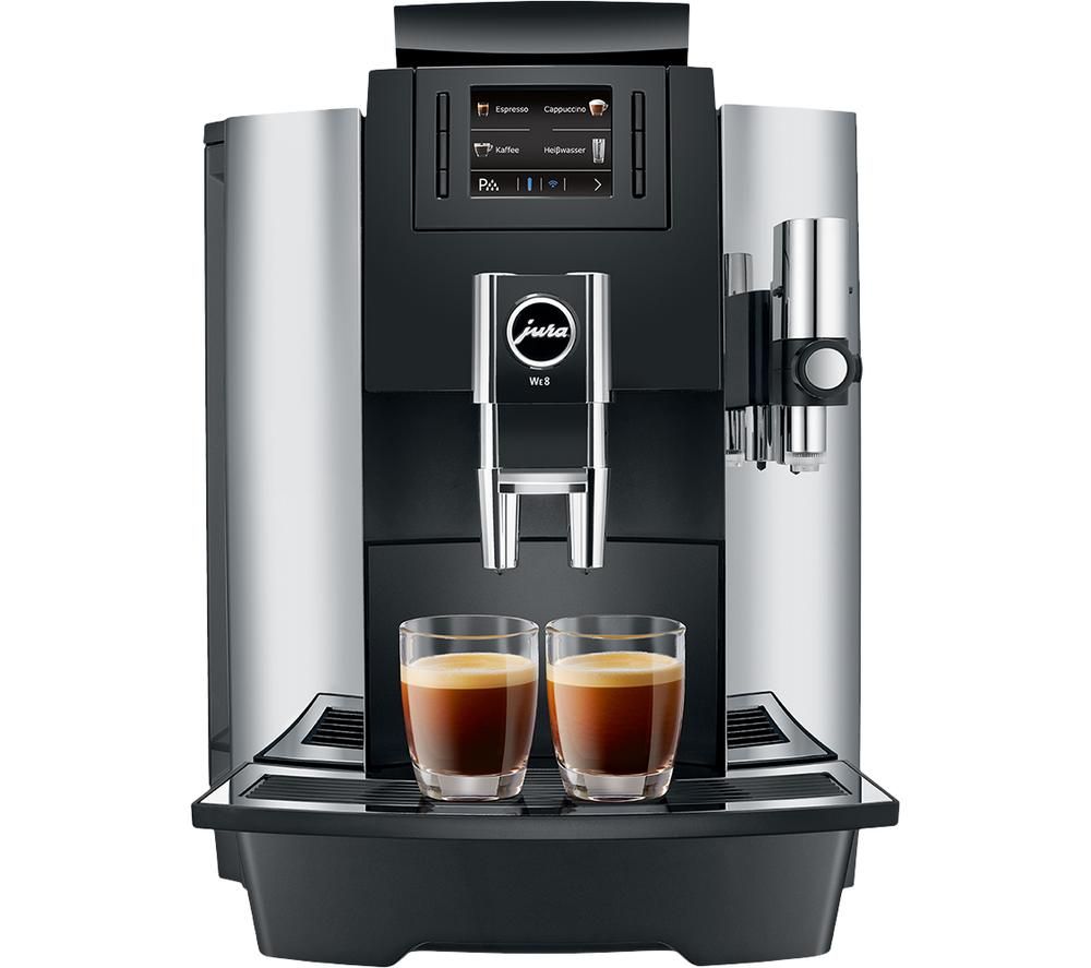 JURA Professional WE8 15317 Bean to Cup Coffee Machine - Chrome
