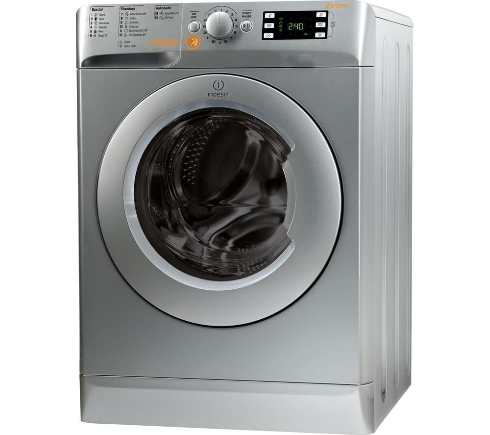 Indesit Washer Dryer Innex XWDE861480XS  - Silver, Silver