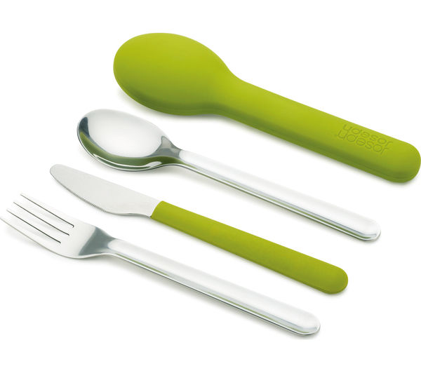 JOSEPH JOSEPH GoEat 81033 Compact Cutlery Set - Green, Green
