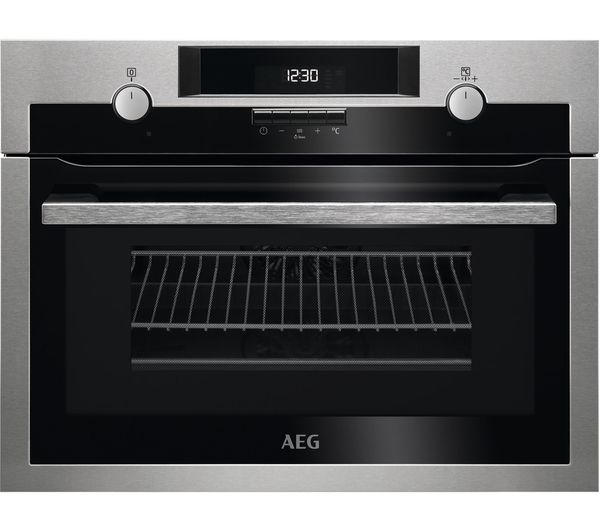 AEG KME561000M Electric Oven with Microwave- Stainless Steel, Stainless Steel