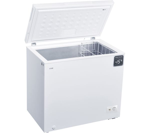 LOGIK L200CFW18 Chest Freezer - White, White