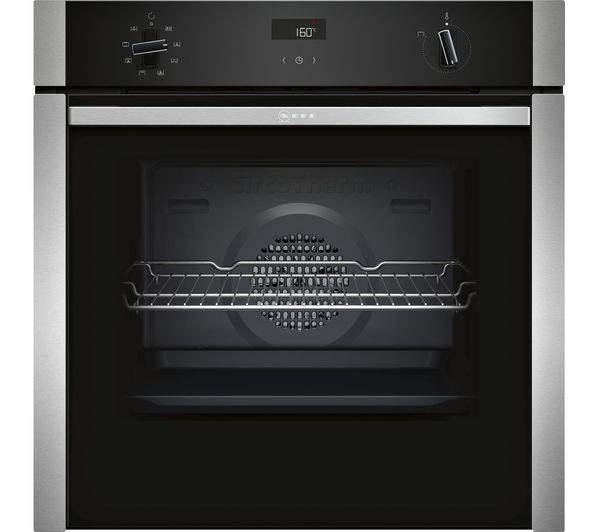NEFF N50 B4ACF1AN0B Slide&Hide Electric Oven - Stainless Steel, Stainless Steel