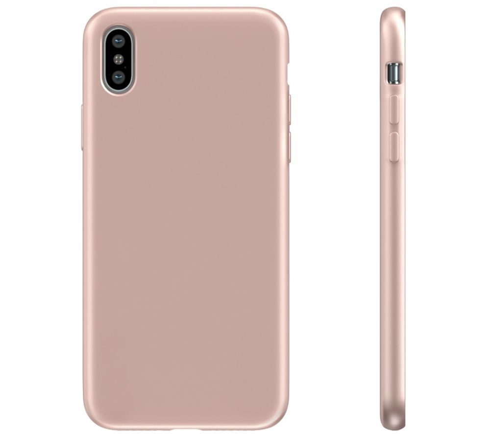 BEHELLO iPhone XS Max Silicone Case - Pink, Pink