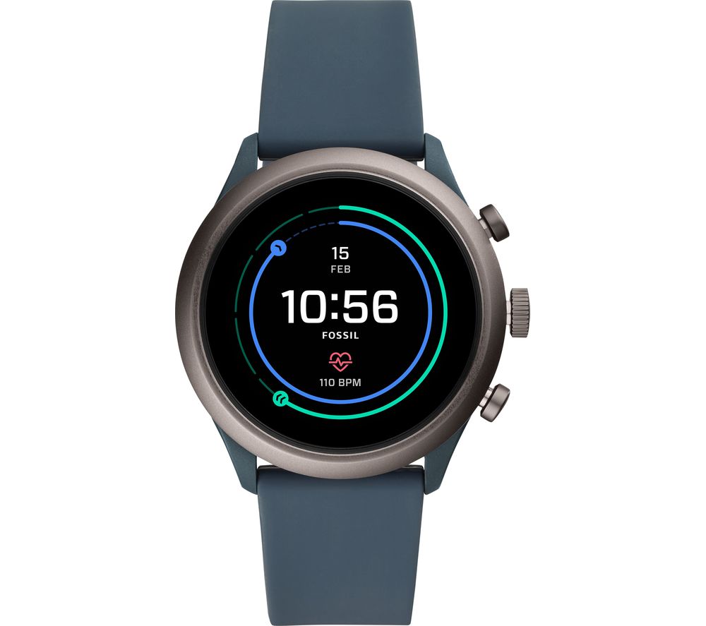 Fossil Sport FTW4021 Smartwatch - Black, 43 mm, Blue