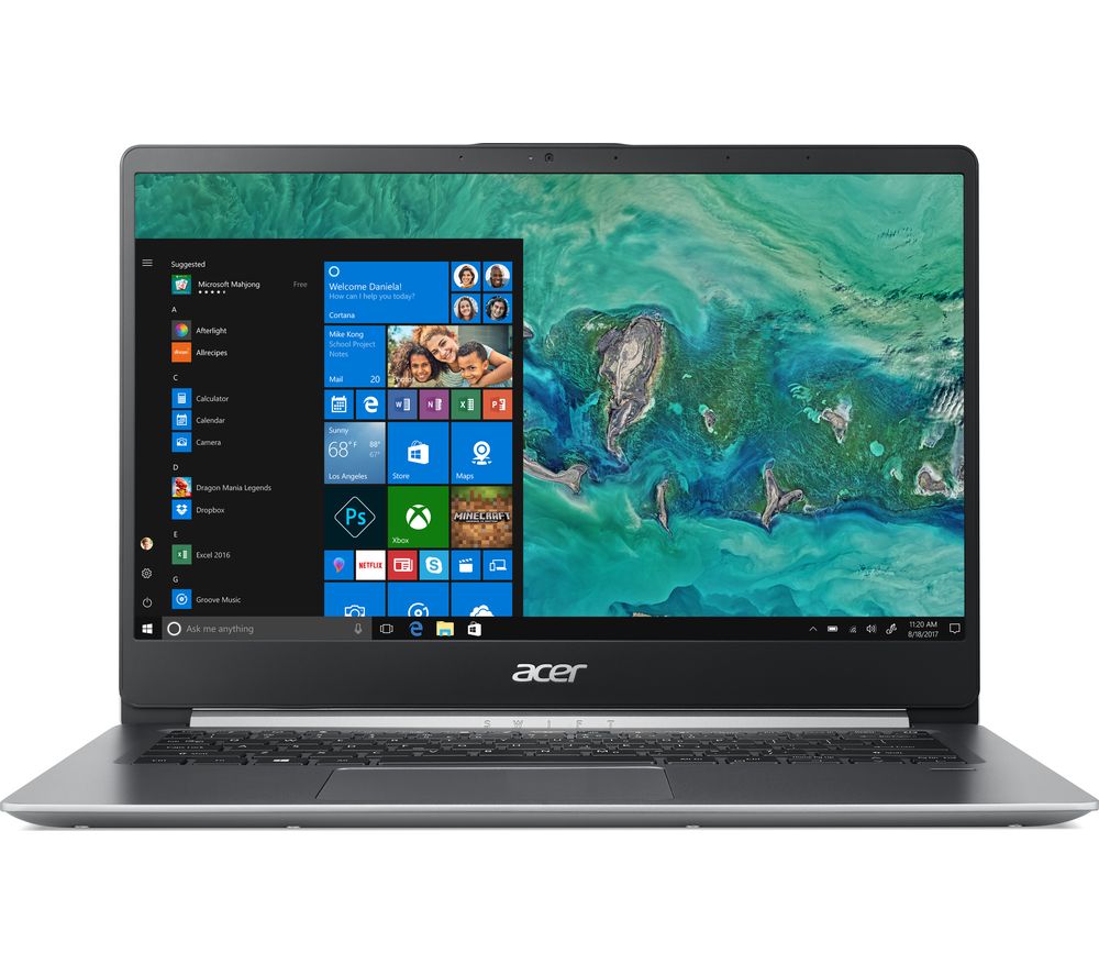 ACER Swift 1 SF114-32 14" Intel®Pentium Laptop - 256 GB SSD, Silver, Silver