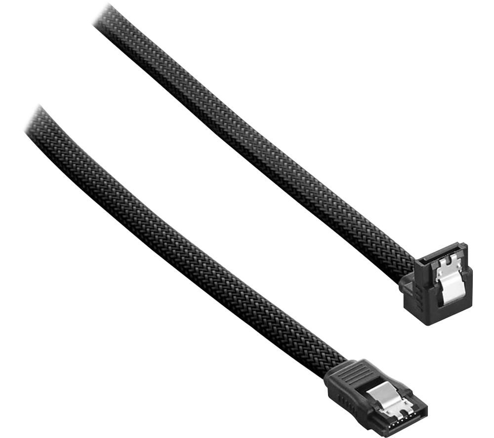 CABLEMOD ModMesh 30 cm Right Angle SATA 3 Cable - Black