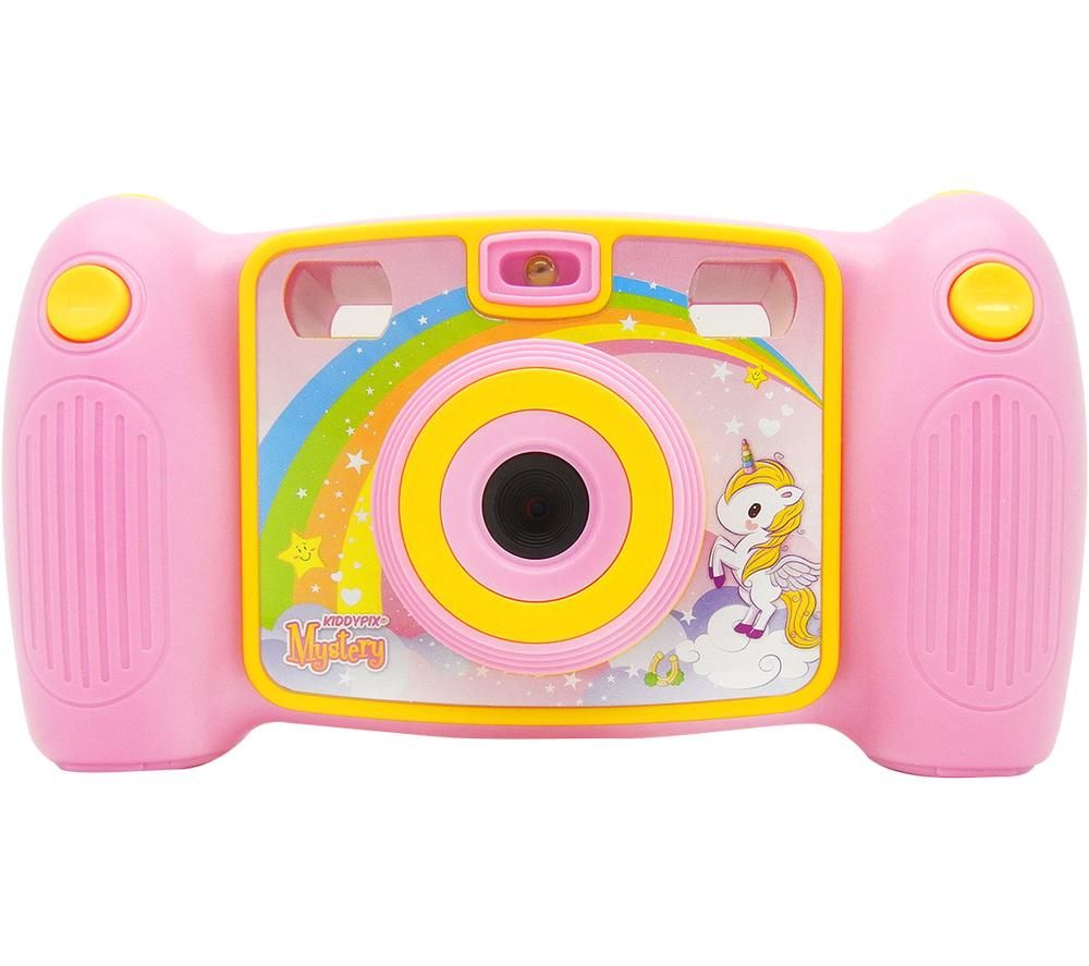 EASYPIX Kiddypix Mystery Compact Camera - Pink & Yellow, Pink