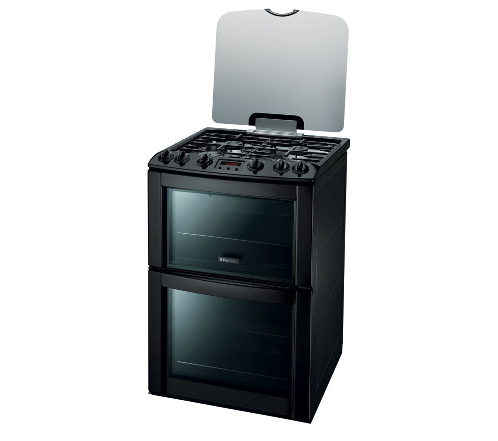 ELECTROLUX EKG603202K Gas Cooker - Black, Black