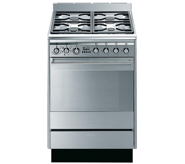 SMEG SUK61MX8 Dual Fuel Cooker - Stainless Steel, Stainless Steel