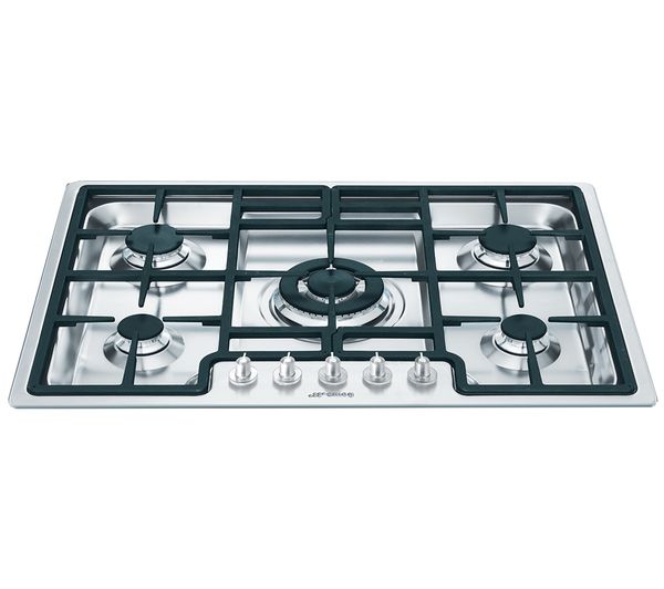 SMEG Classic PGF75-4 Gas Hob - Stainless Steel, Stainless Steel