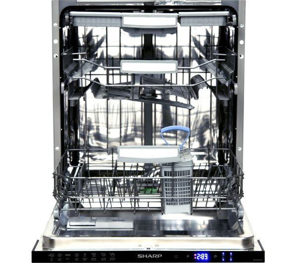 SHARP QW-GD52I472X Full-size Integrated Dishwasher