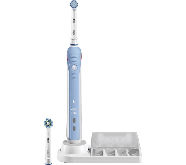 ORAL B PRO4000 Sensi-Clean Smart Series Electric Toothbrush, White