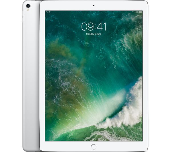 APPLE 12.9" iPad Pro - 64 GB, Silver (2017), Silver