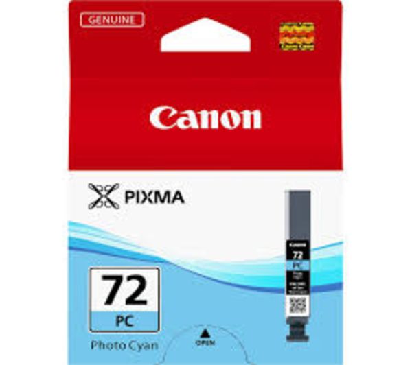 Canon PGI-72 Photo Cyan Ink Cartridge, Cyan