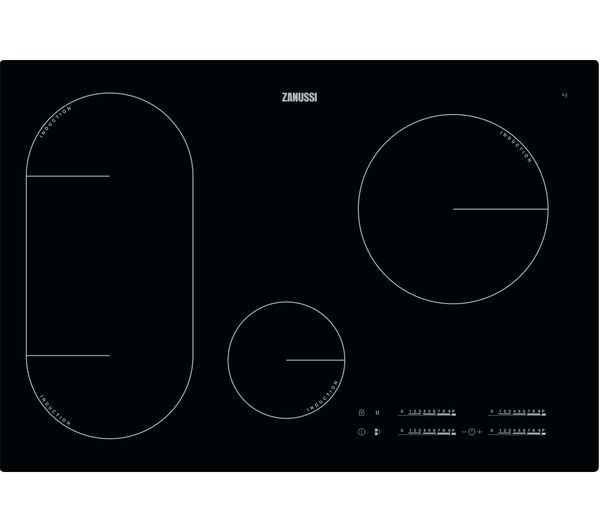 ZANUSSI ZIL8470CB Electric Induction Hob - Black, Black