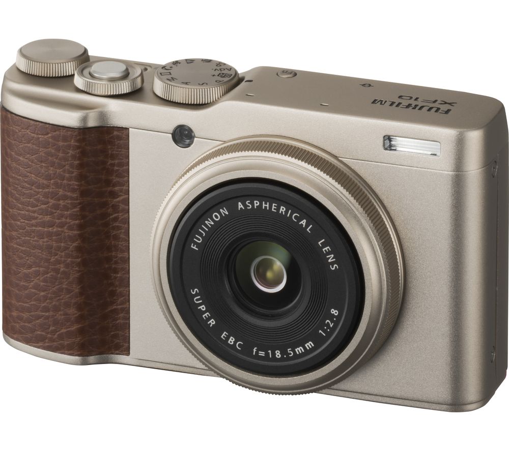 FUJIFILM XF10 High Performance Compact Camera - Champagne Gold, Gold