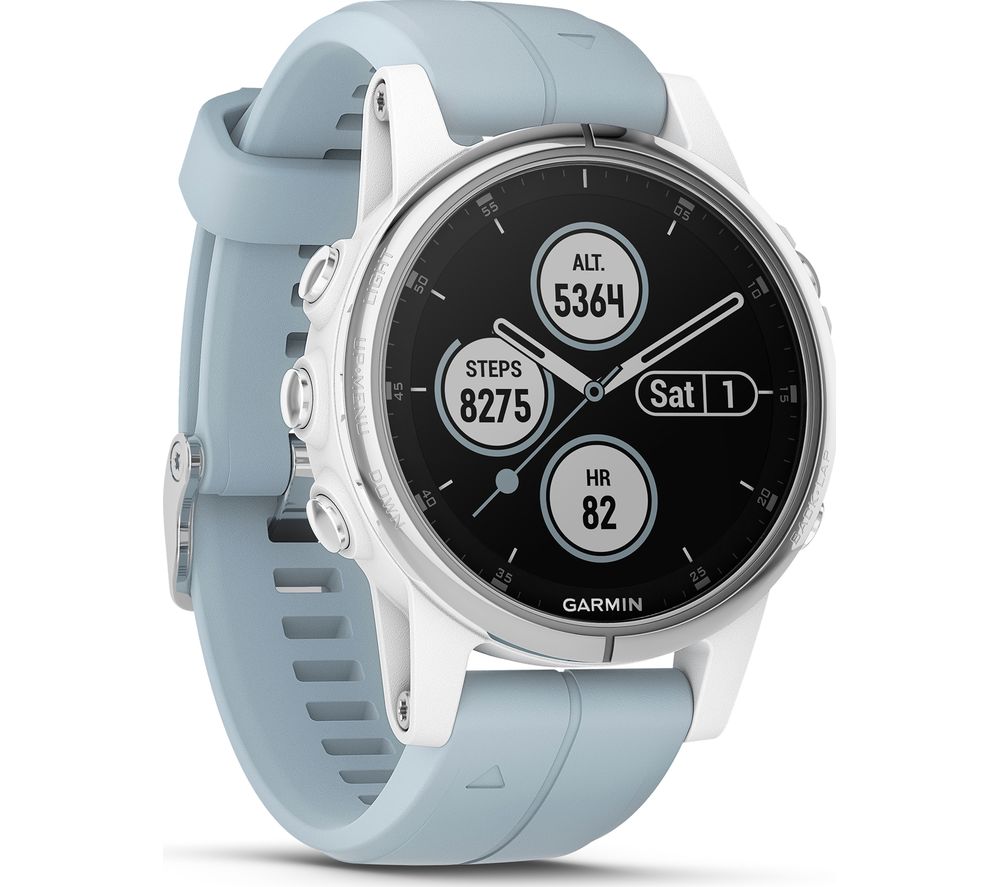 GARMIN Fenix 5S Plus - Blue & Silver, Blue