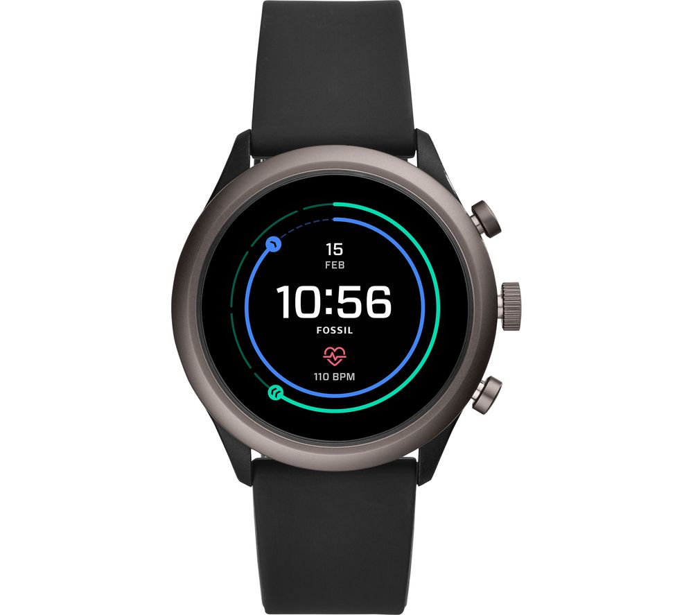 Fossil Sport FTW4019 Smartwatch - Black, 43 mm, Black