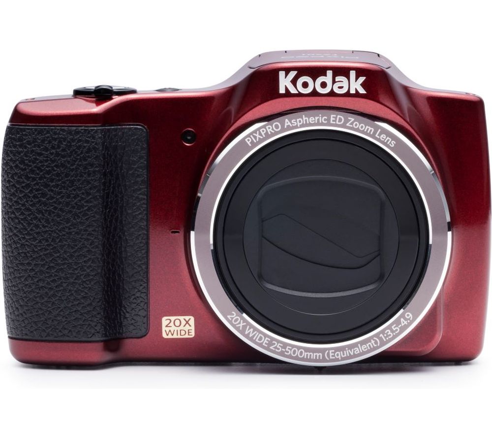 KODAK PIXPRO FZ201 Superzoom Compact Camera - Red, Red