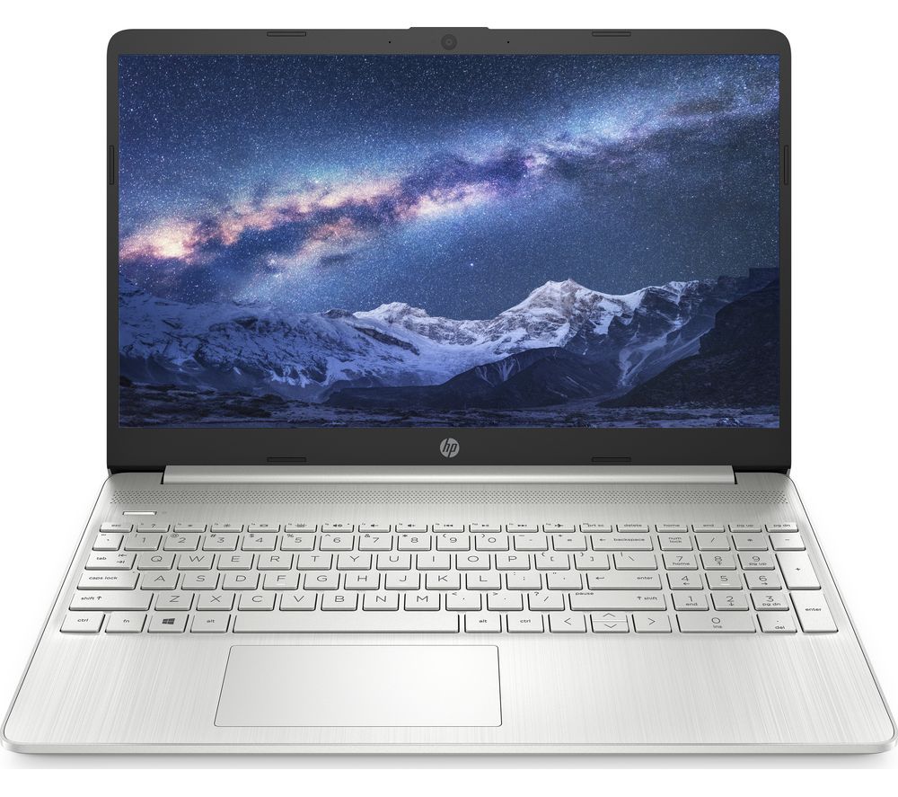 HP 15s-eq1516sa 15.6" Laptop - AMD Ryzen 3, 128 GB SSD, Silver, Silver/Grey