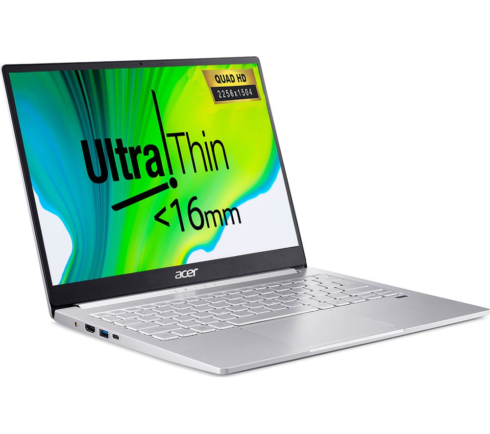 ACER Swift 3 13.5" Laptop - Intel®Core i7, 512 GB SSD, Silver, Silver