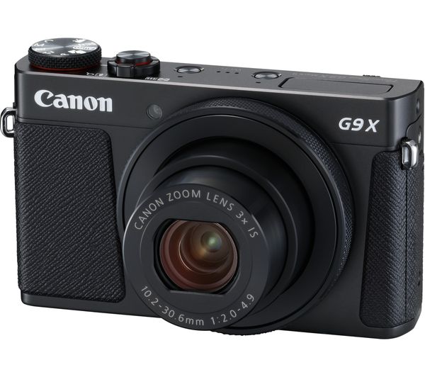 CANON PowerShot G9X MK II High Performance Compact Camera - Black, Black
