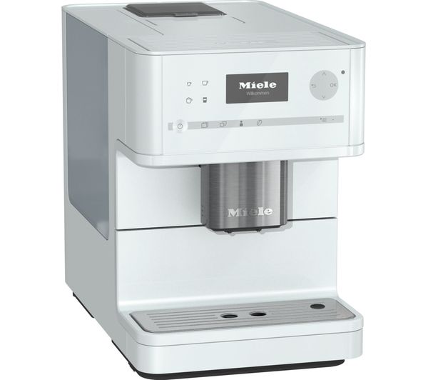 MIELE CM 6150 Bean to Cup Coffee Machine - Brilliant White, White