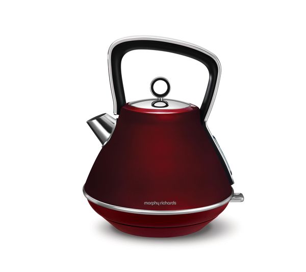 MORPHY RICHARDS Evoke One Traditional Kettle - Red, Red
