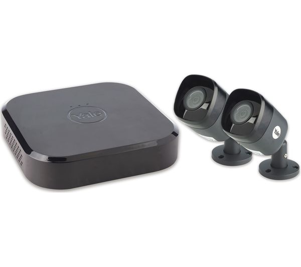 YALE SV-4C-2ABFX Full HD 1080p 4-Channel Smart CCTV Kit - 2 Cameras