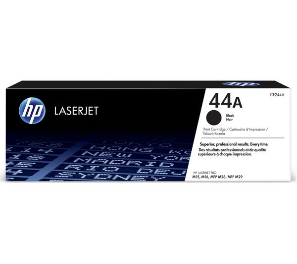 HP 44A Original LaserJet Black Toner Cartridge, Black